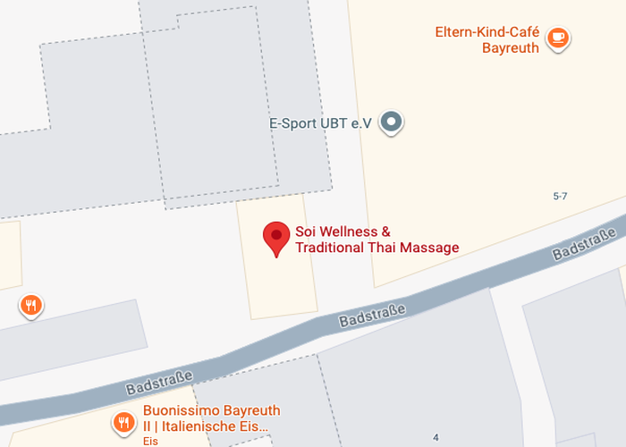 Lage des Studios Bayreuth – Badstraße auf der Karte