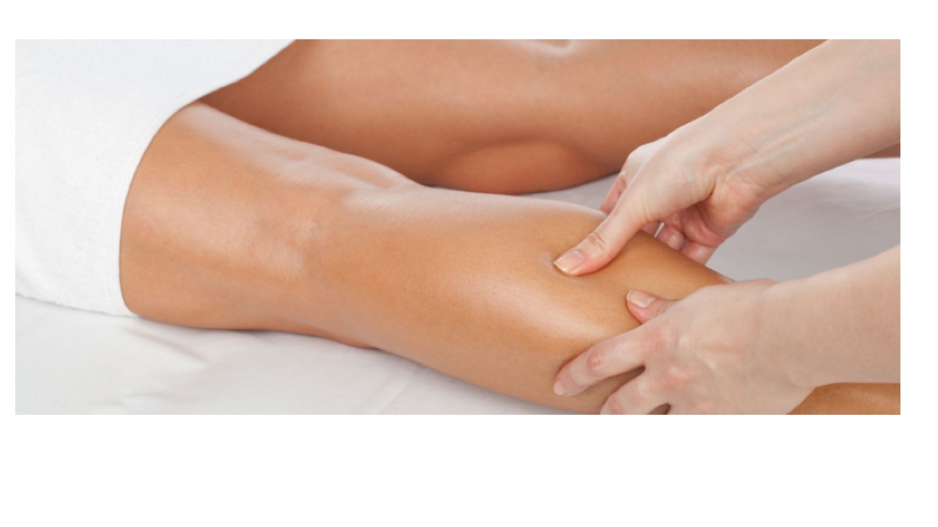Vitalisierende Waden- und Beinmassage gegen schwere Beine